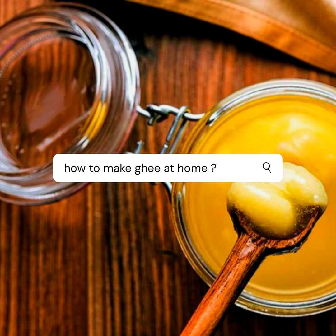 how to make ghee at home
